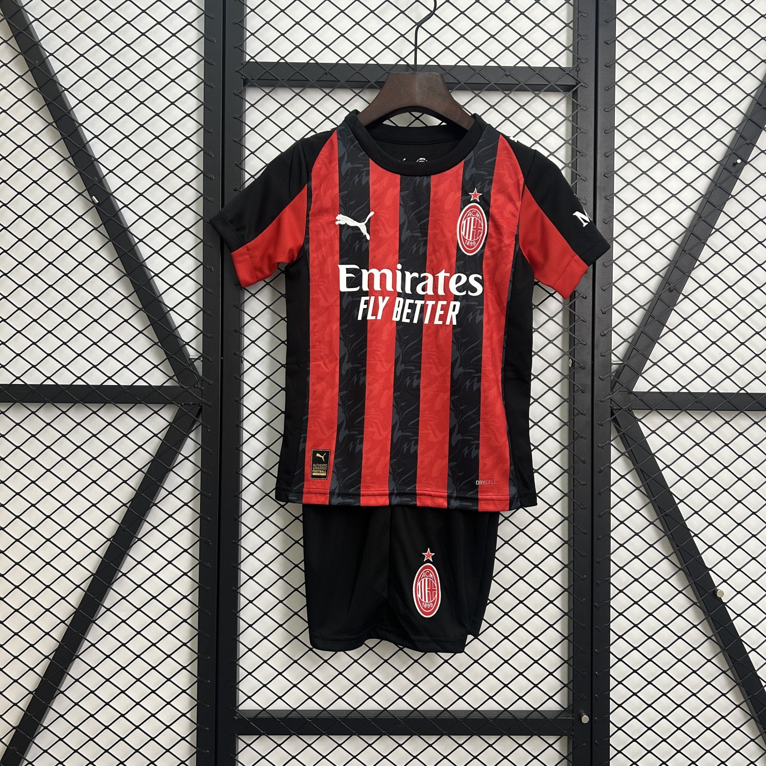 AC Milan 25/26 home Kids jersey kit shirt