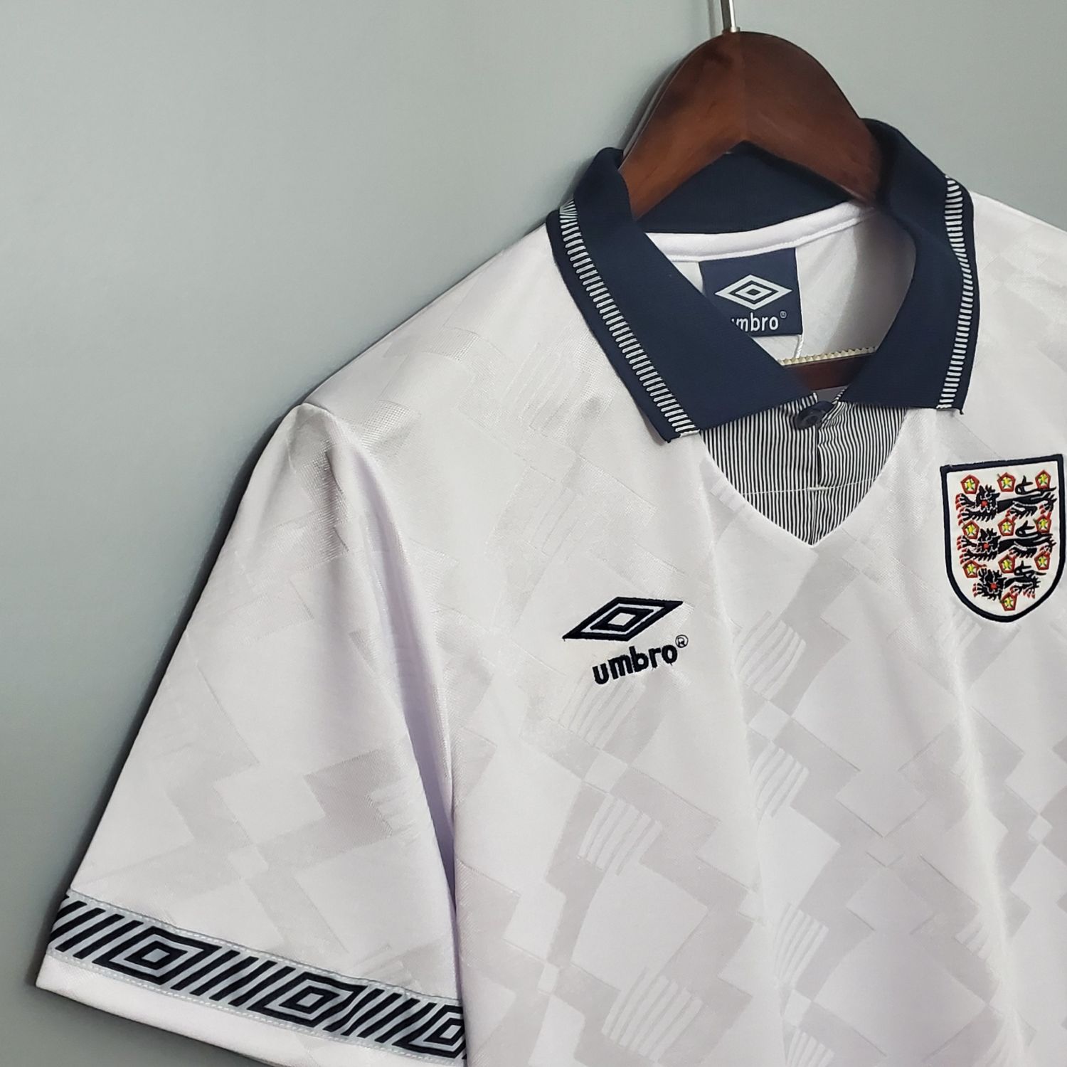 England 1990 retro home jersey kit shirt