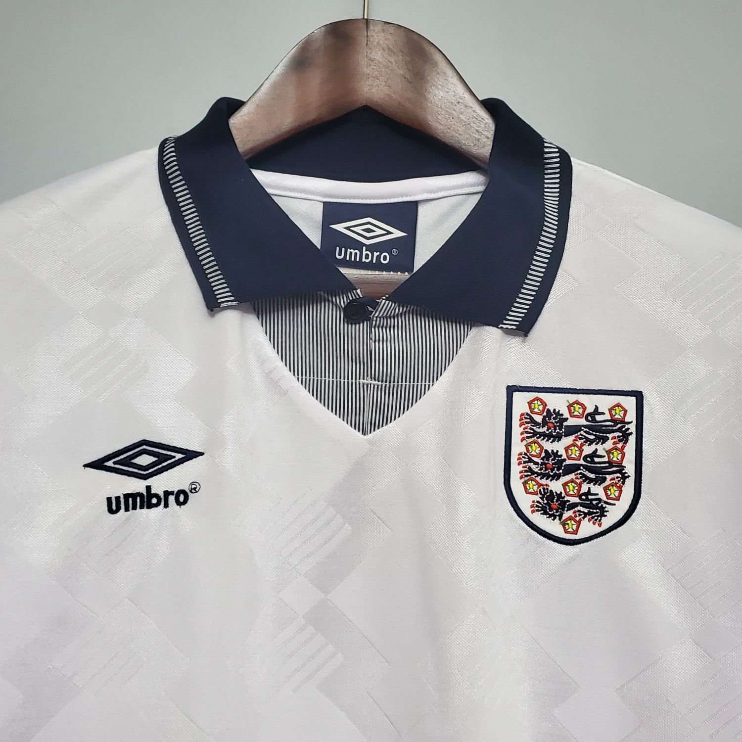 England 1990 retro home jersey kit shirt