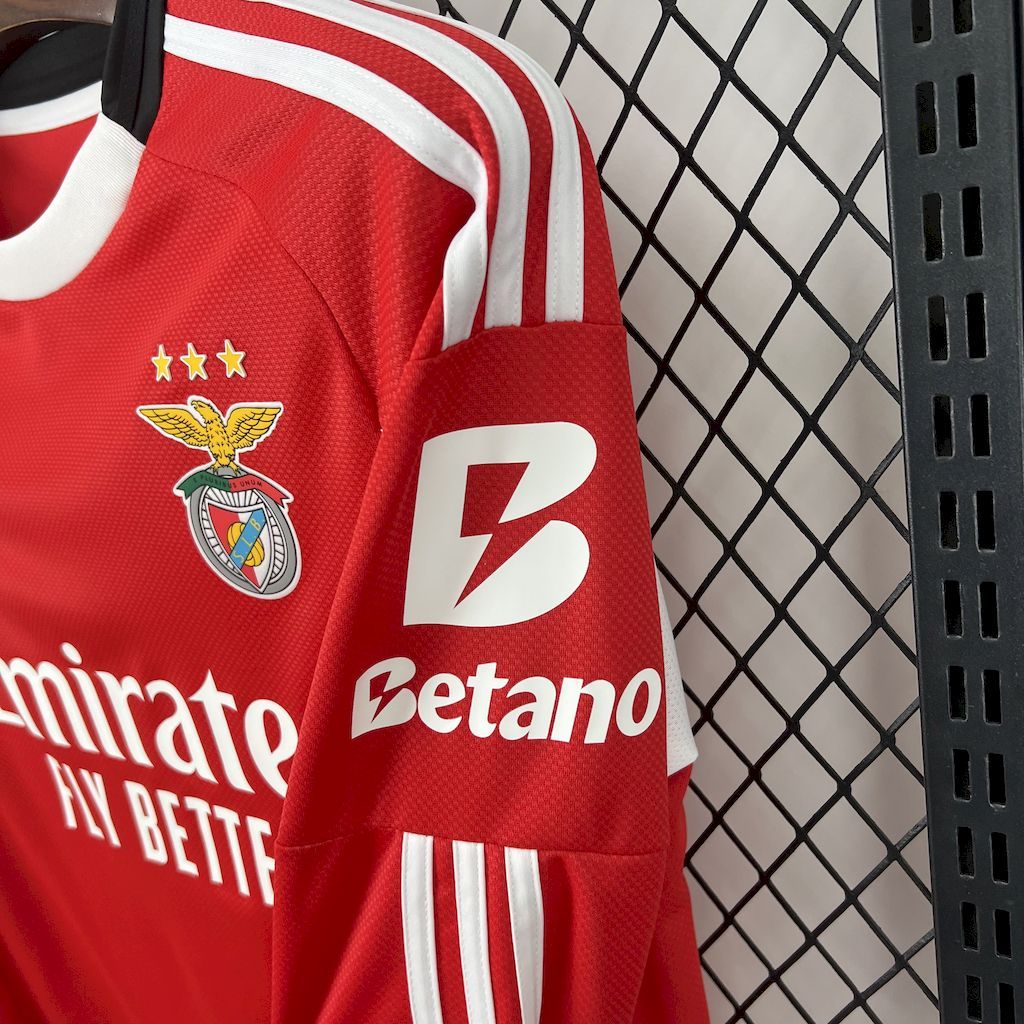 Benfica 25/26 Home Long Sleeves jersey kit