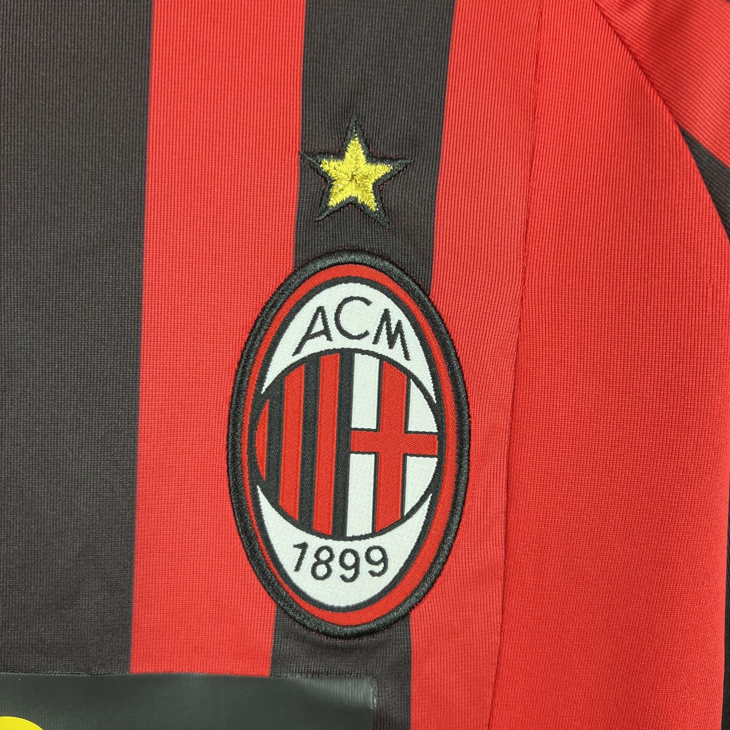 AC Milan 07/08 long sleeved Retro jersey kit