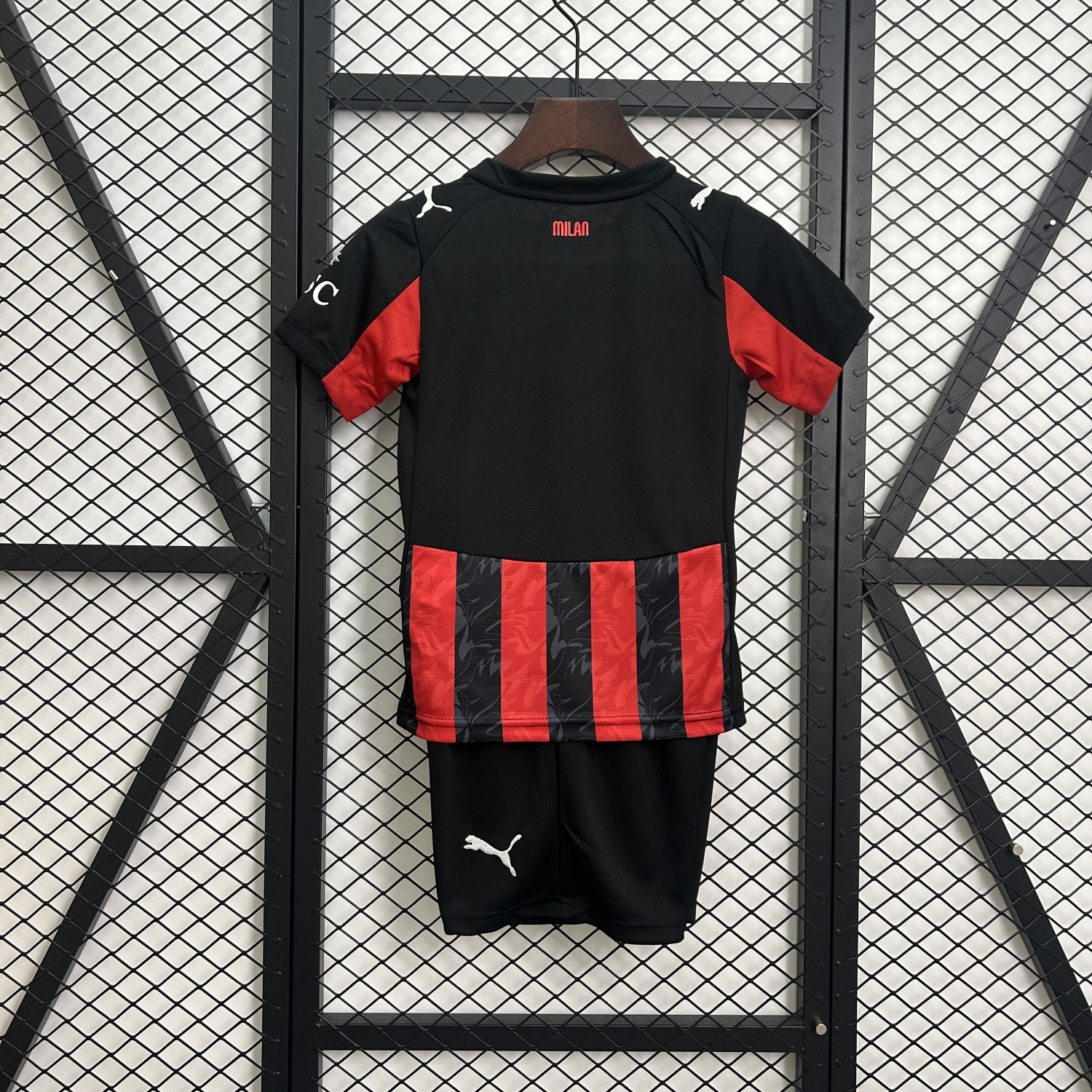 AC Milan 25/26 home Kids jersey kit shirt