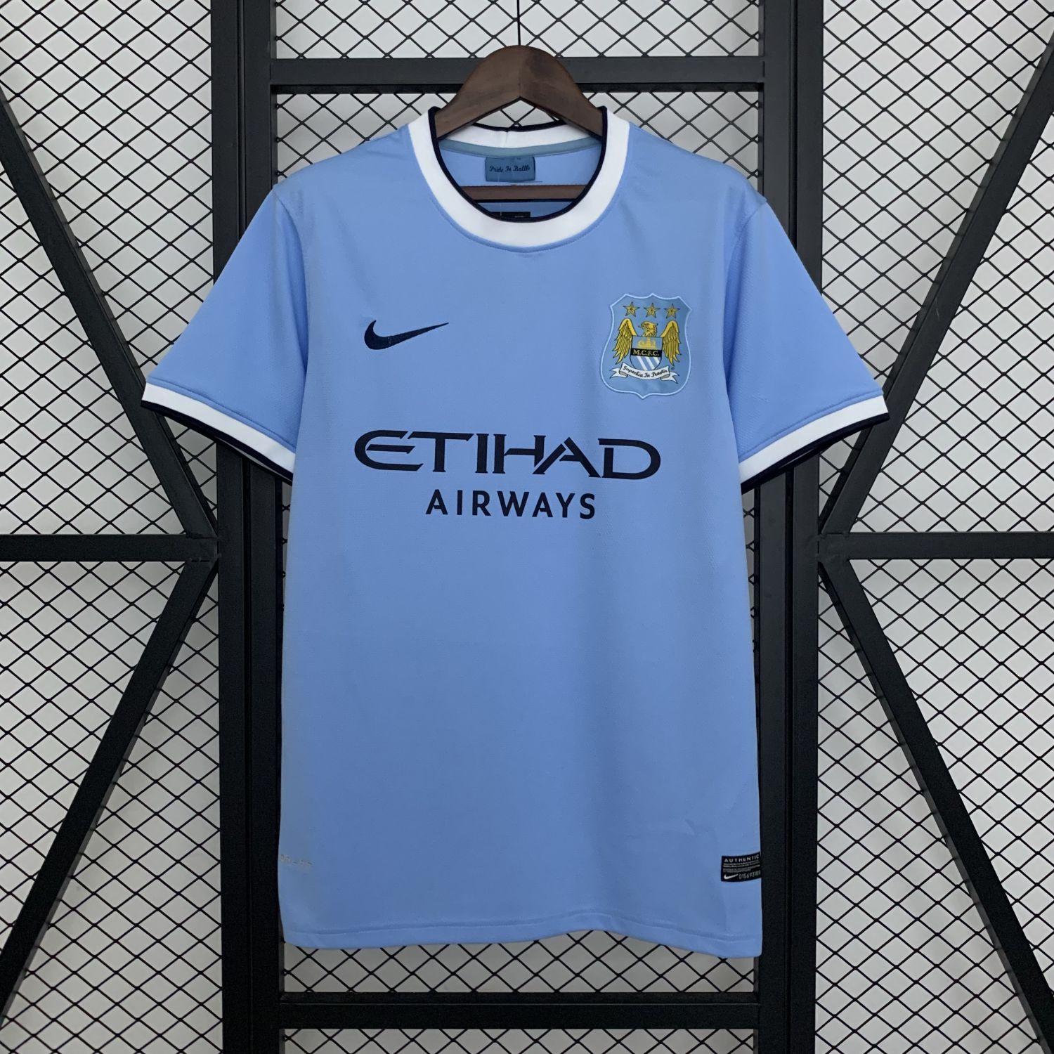 Manchester City 13/14 home Retro jersey kit shirt