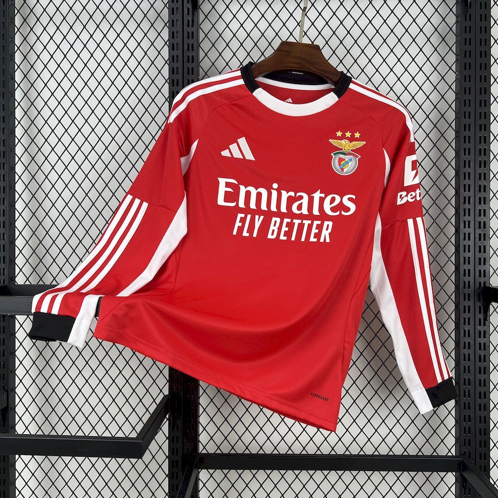 Benfica 25/26 Home Long Sleeves jersey kit
