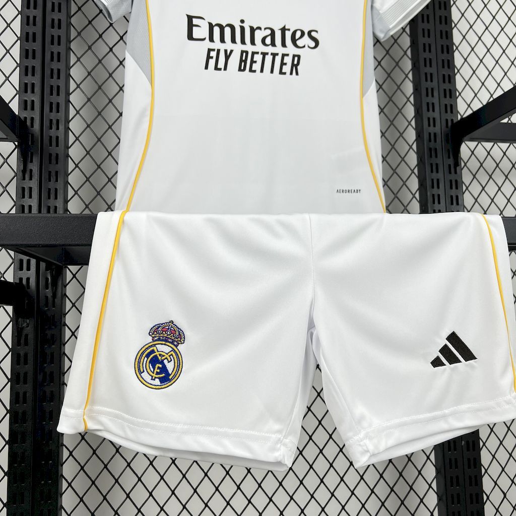 Real Madrid 25/26 home Kids jersey kit shirt