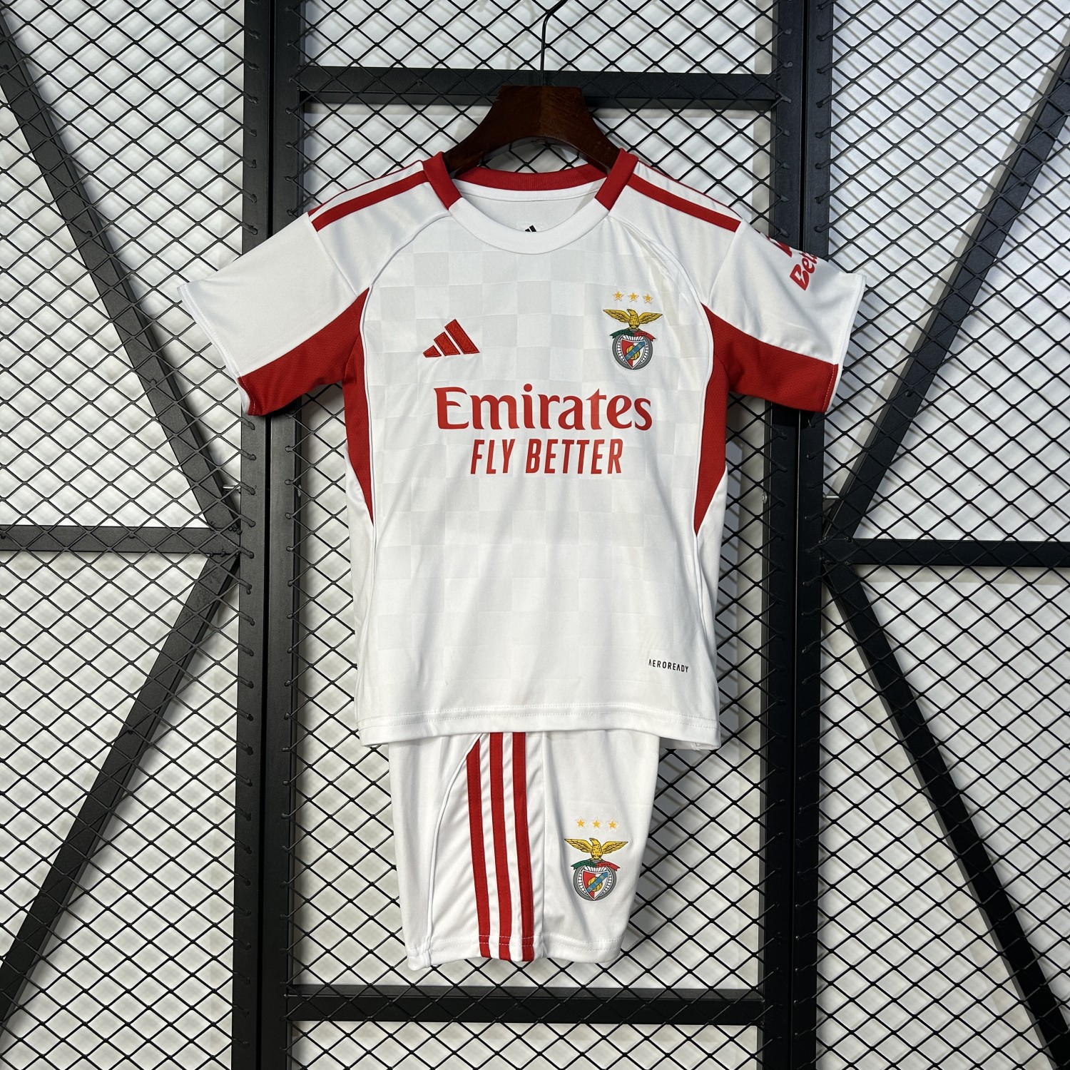 Benfica 25/26 third kids jersey kit