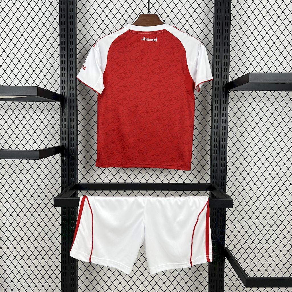 Arsenal 25/26 home Kids jersey kit