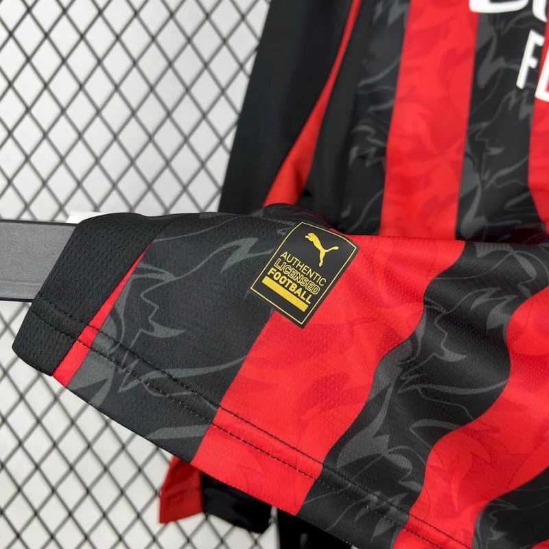 AC Milan 25/26 home Long Sleeve jersey kit shirt