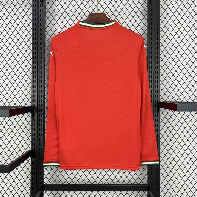 Portugal 25/26 home Long sleeved jersey kit shirt