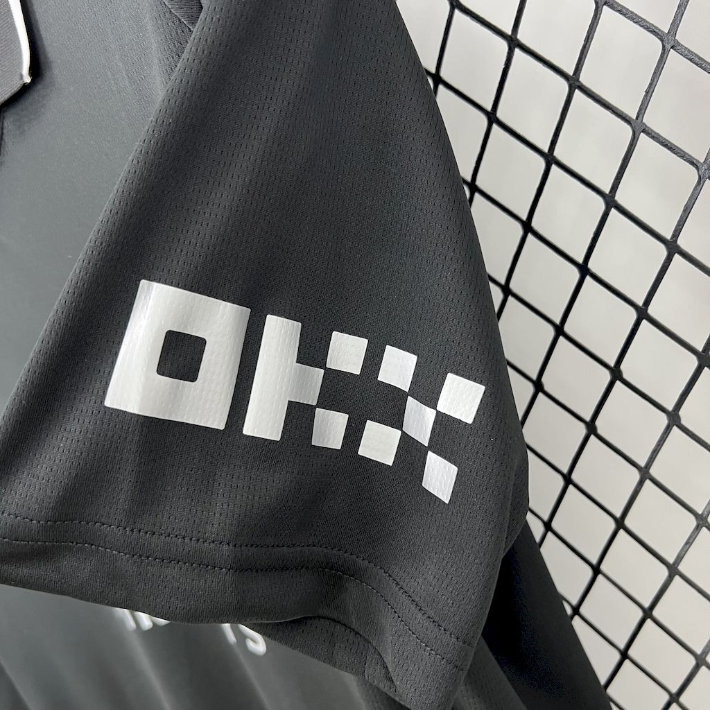 Manchester City 25/26 black away jersey kit shirt