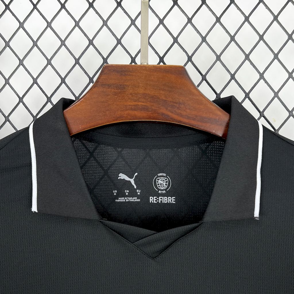 Manchester City 25/26 black away jersey kit shirt