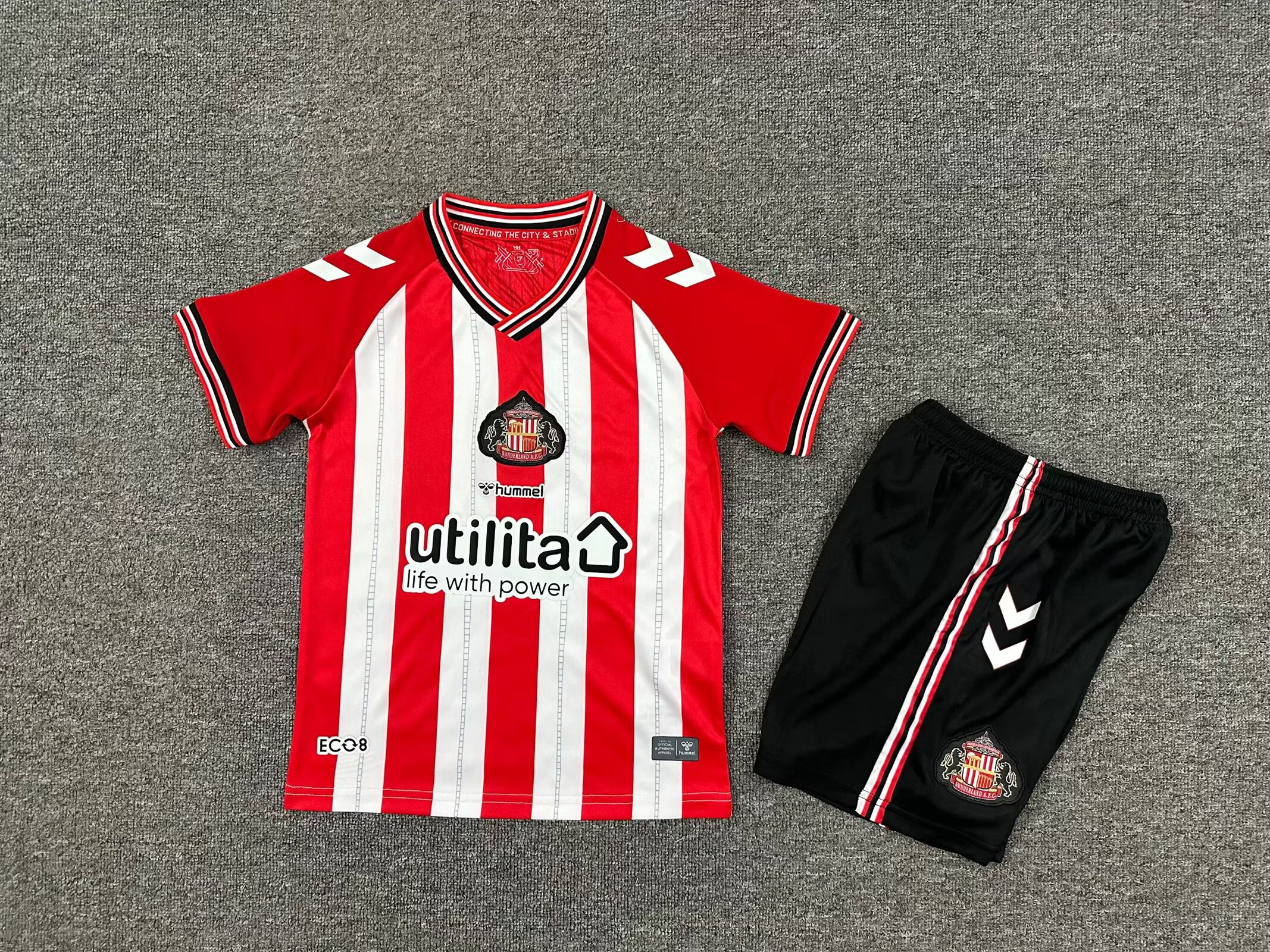 Sunderland 25/26 home Kids jersey kit shirt