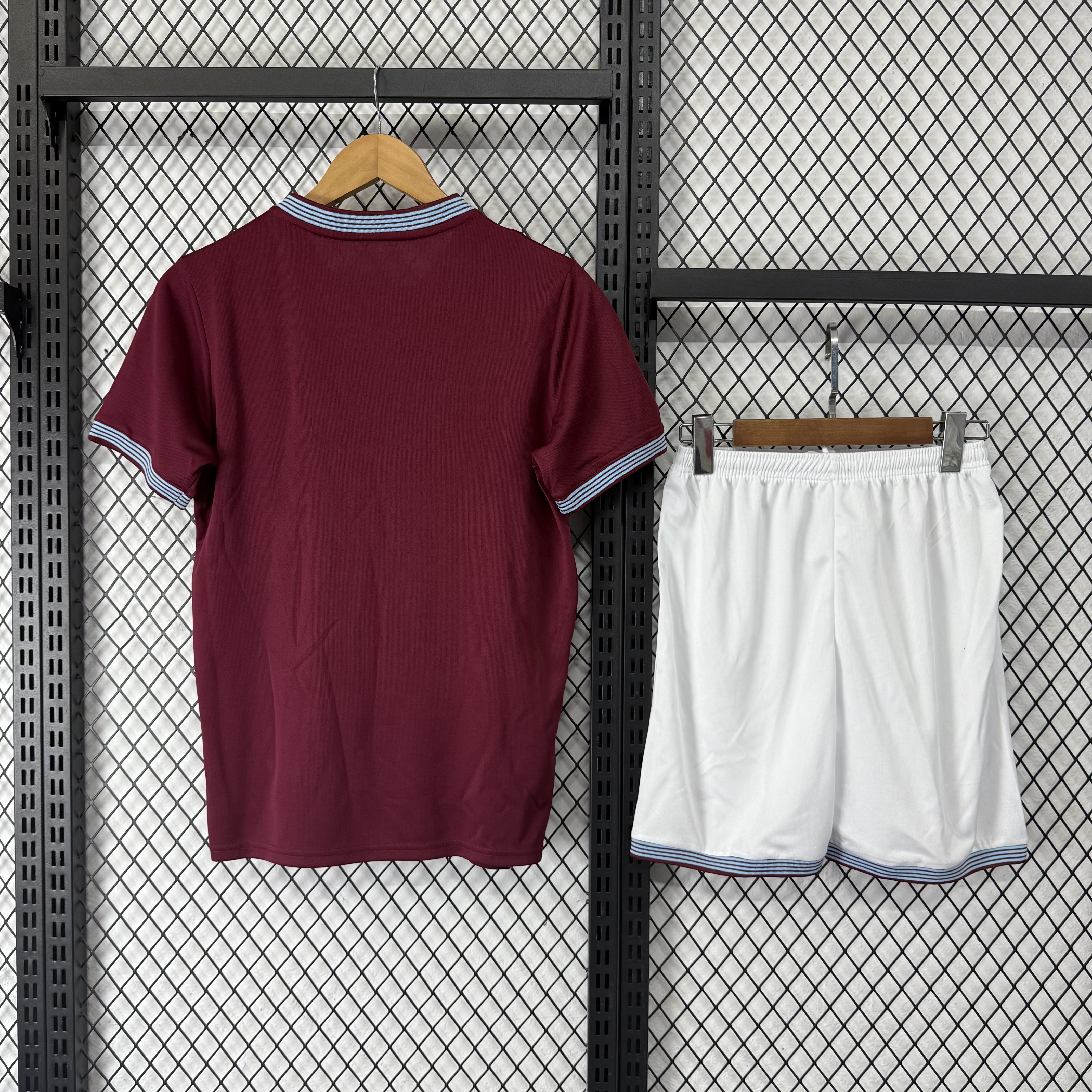 West Ham United 25/26 home kids jersey kit