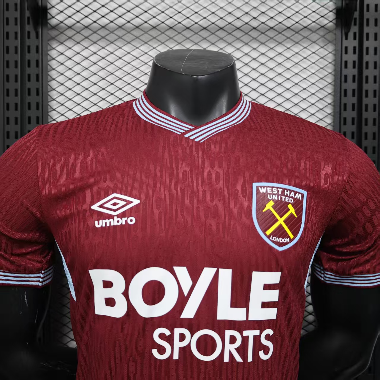 West Ham United 25/26 home player jersey kit shirt