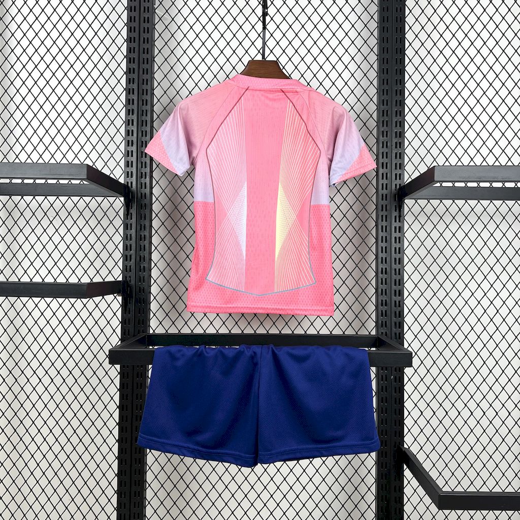 Barcelona 25/26 Pink Special Edition kids jersey kit