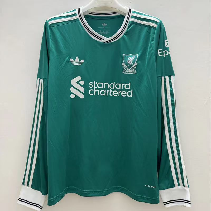 Liverpool 25/26 third Long sleeves jersey kit