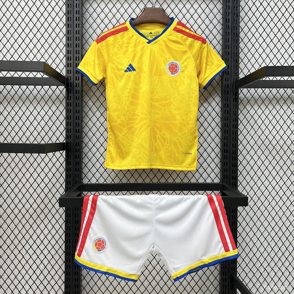 Colombia 2026 home kids jersey kit