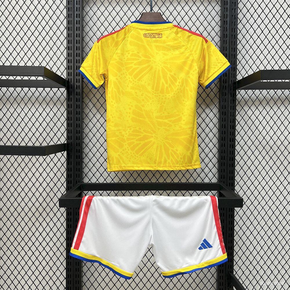 Colombia 2026 home kids jersey kit