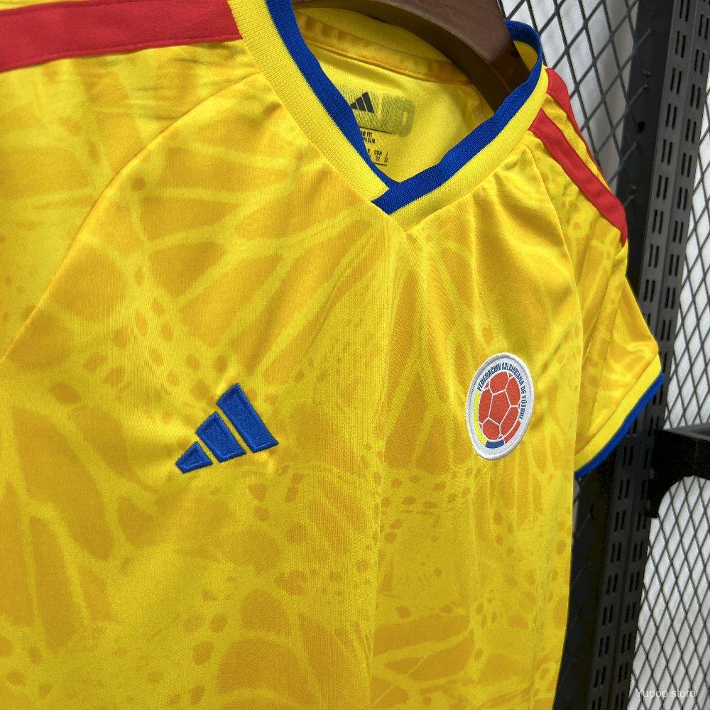 Colombia 2026 home kids jersey kit
