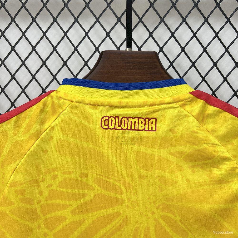 Colombia 2026 home kids jersey kit