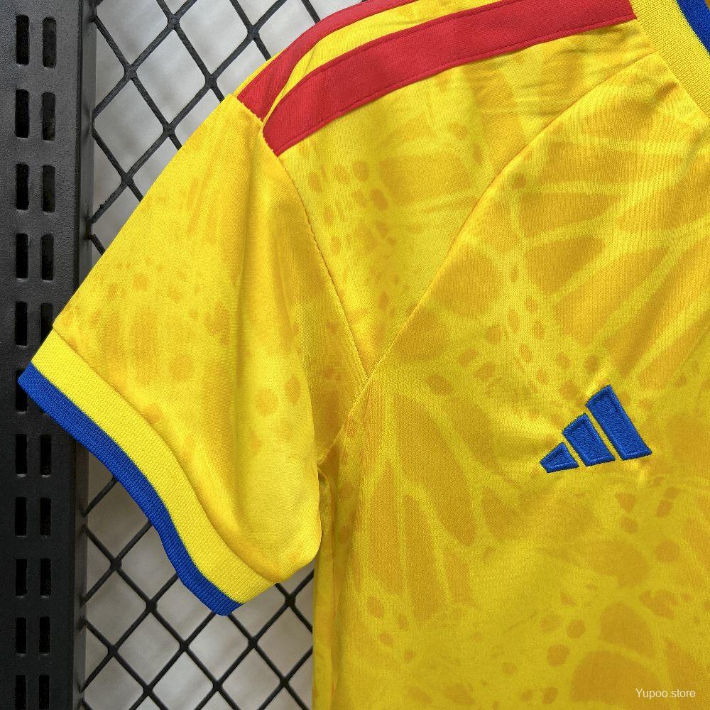 Colombia 2026 home kids jersey kit