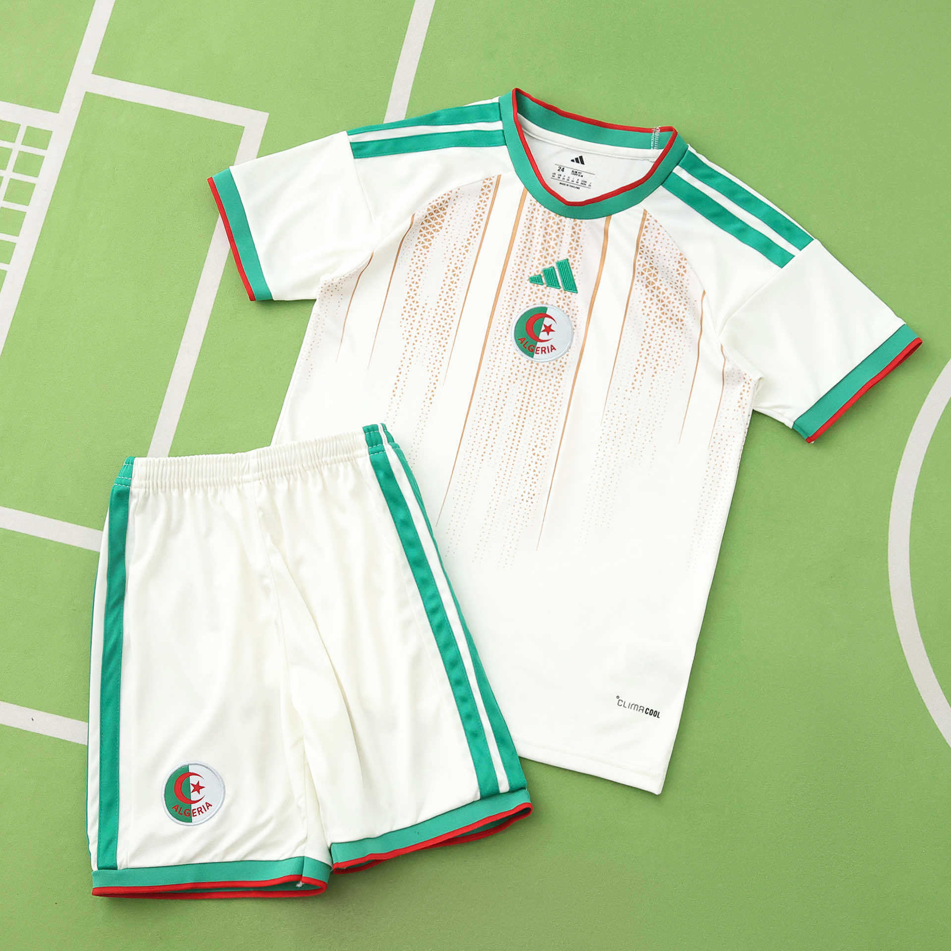 Algeria 2026 home Kids jersey kit - Exp Jersey