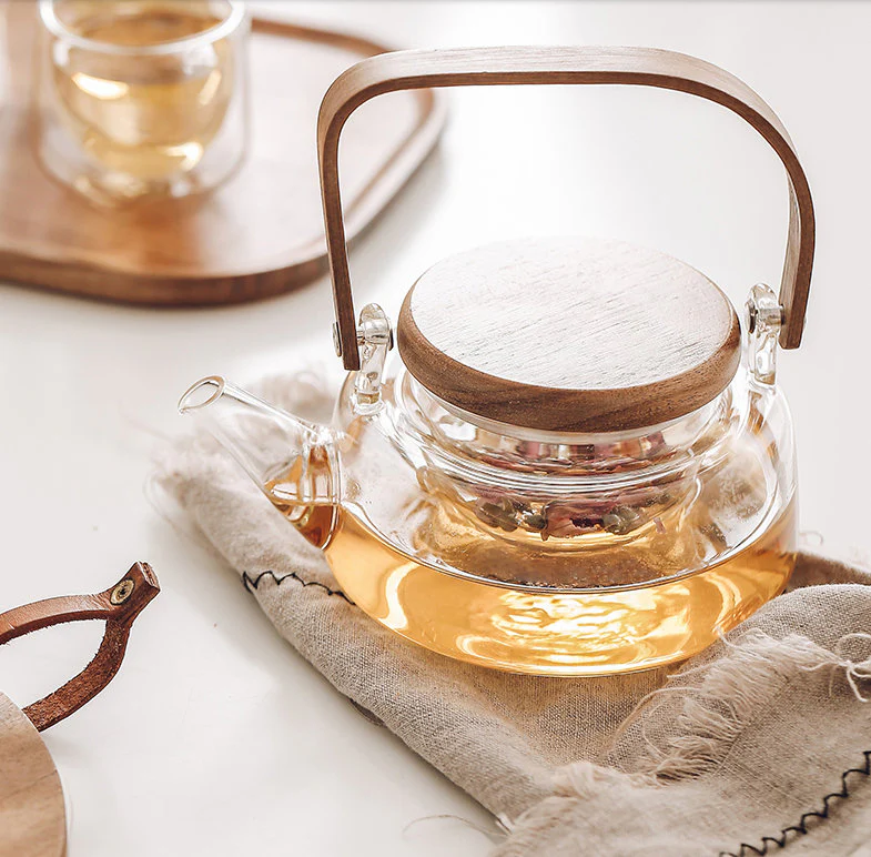 Handmade Modern Japanese Style Tea Set With Tray