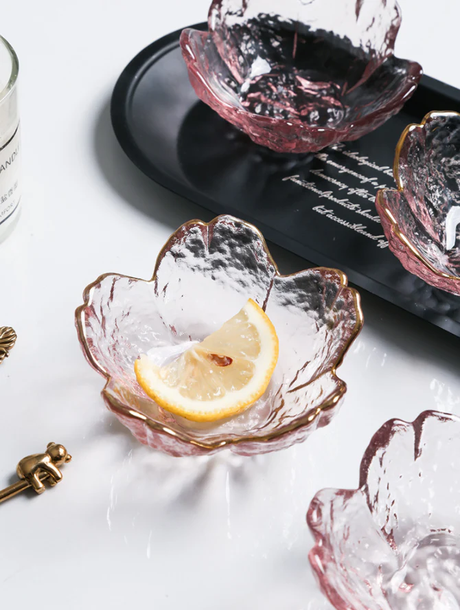 Japanese Style Cherry Blossom Condiment Bowls