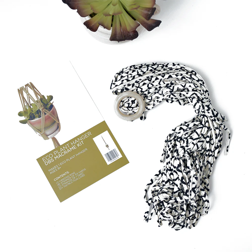 DIY Eco Macram�� Plant Hanger Kit