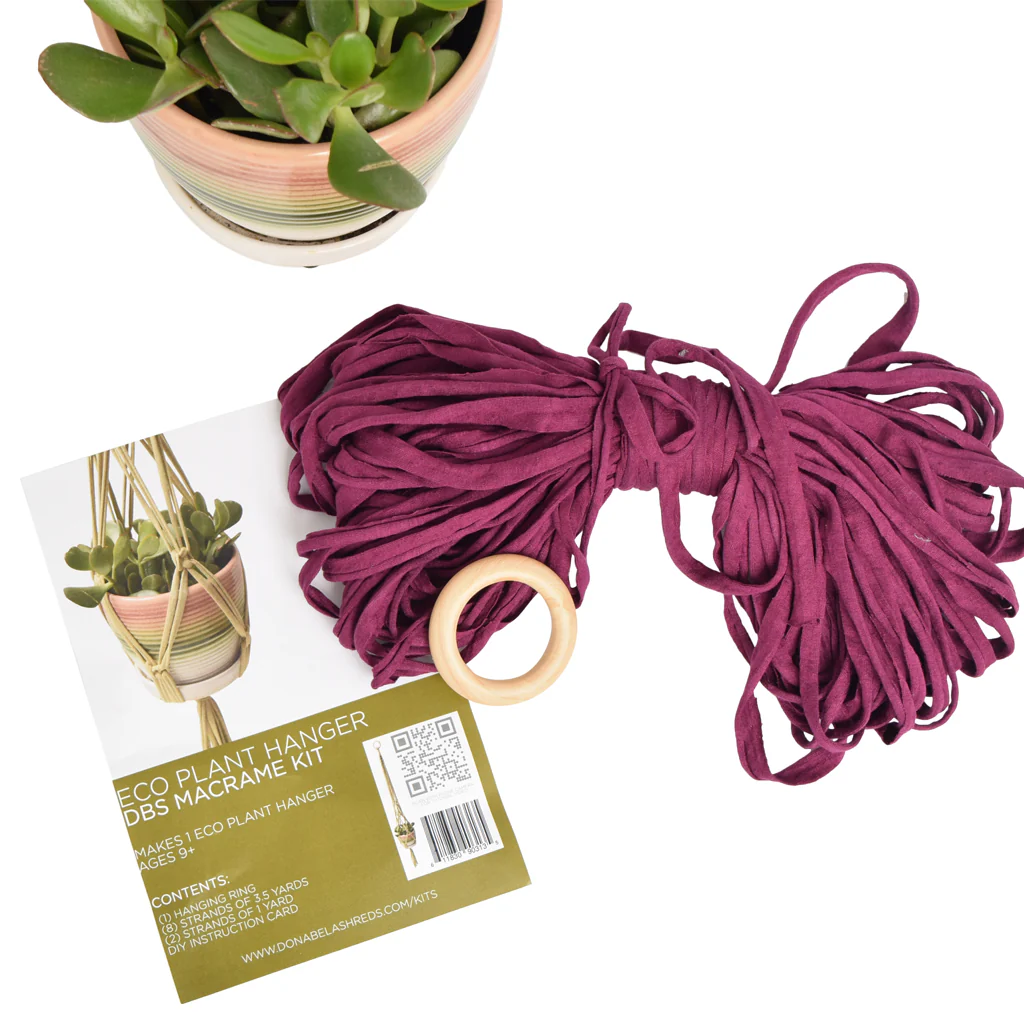 DIY Eco Macram�� Plant Hanger Kit