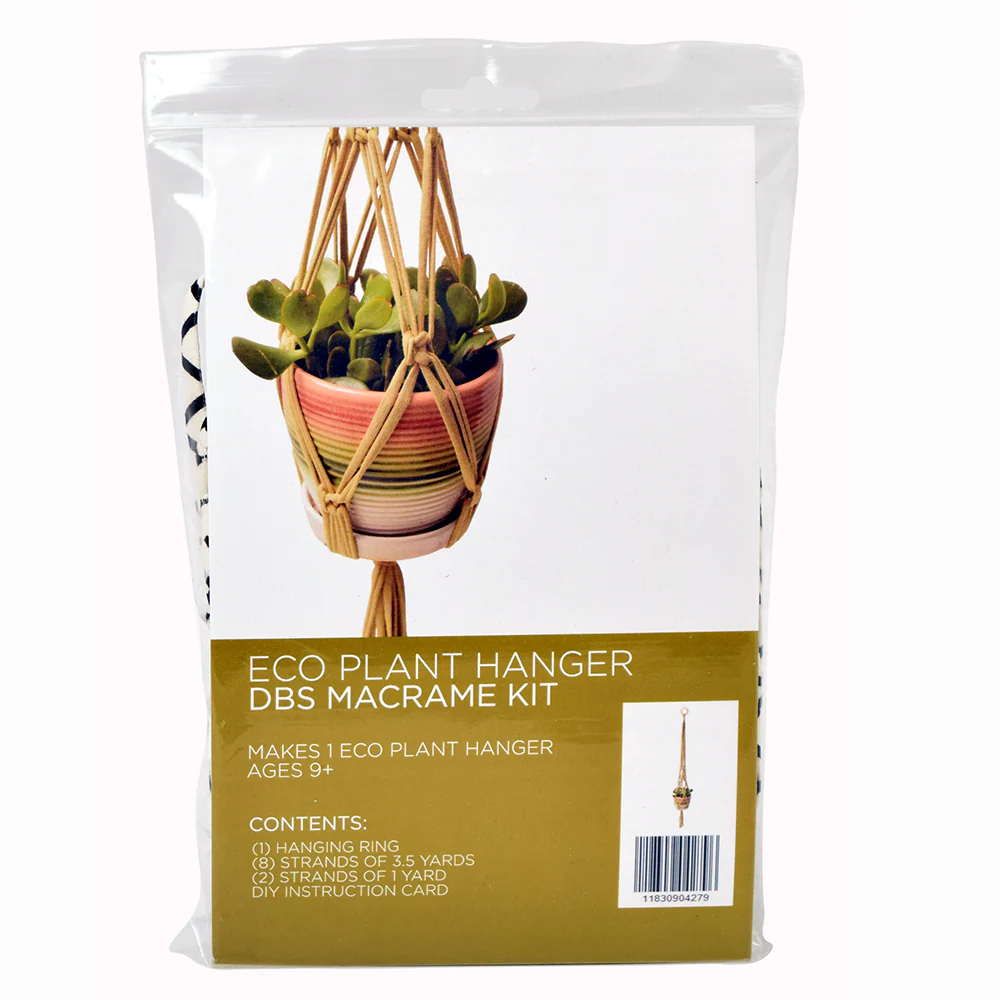 DIY Eco Macram�� Plant Hanger Kit