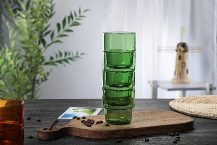 Colorful Stackable Drinking Glasses