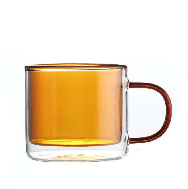 Colored Glass Coffee Mugs