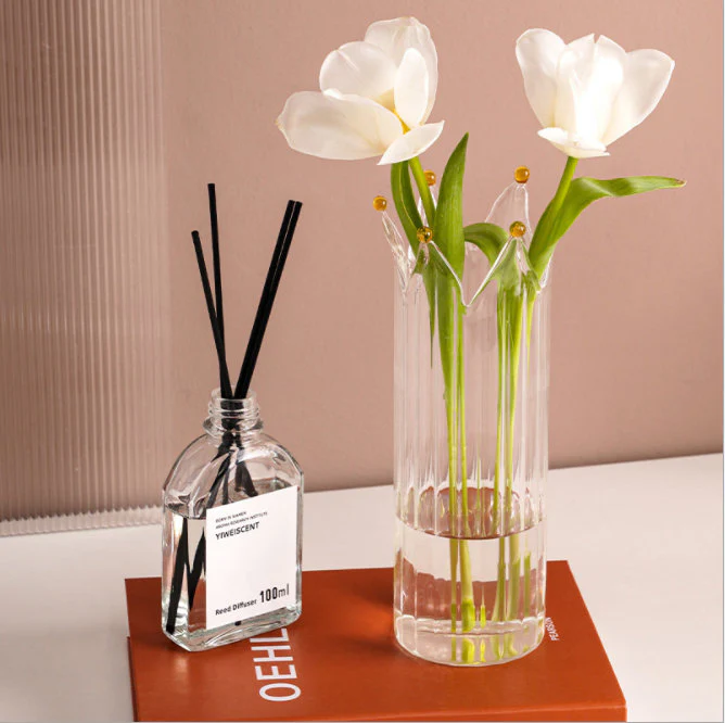 Vintage Colored Glass Vases