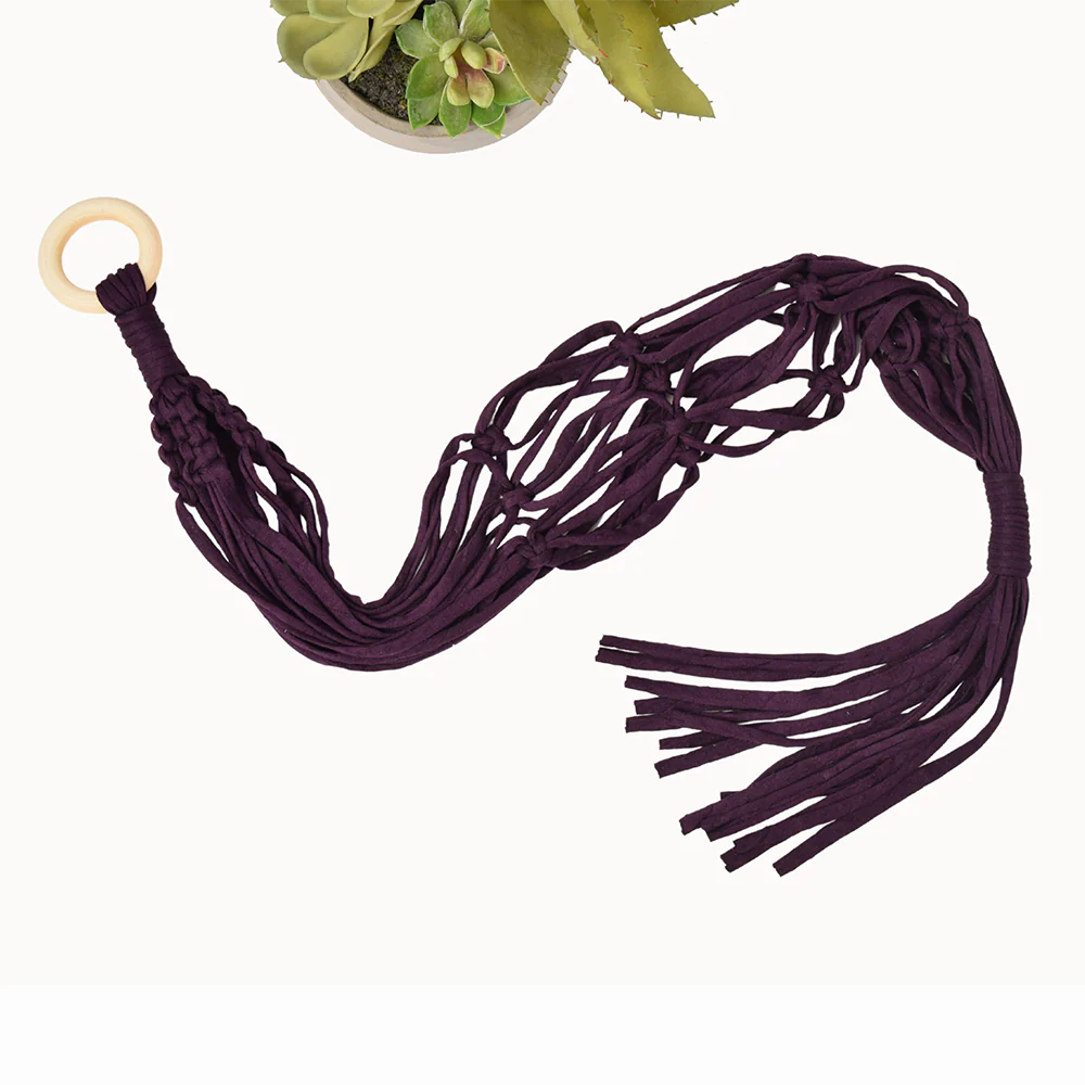 DIY Eco Macram�� Plant Hanger Kit