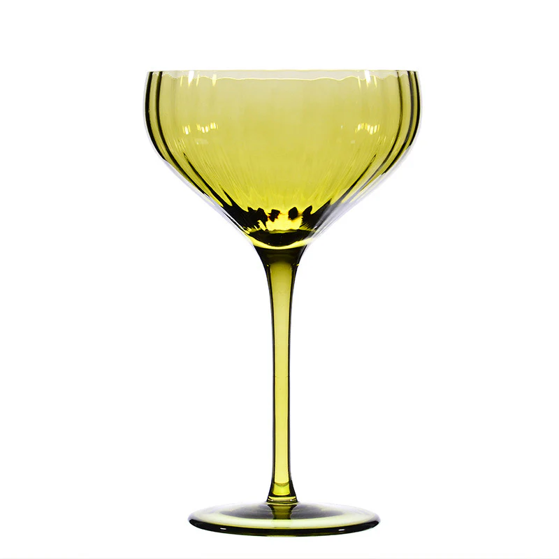 Olive Vintage Style Martini Glass