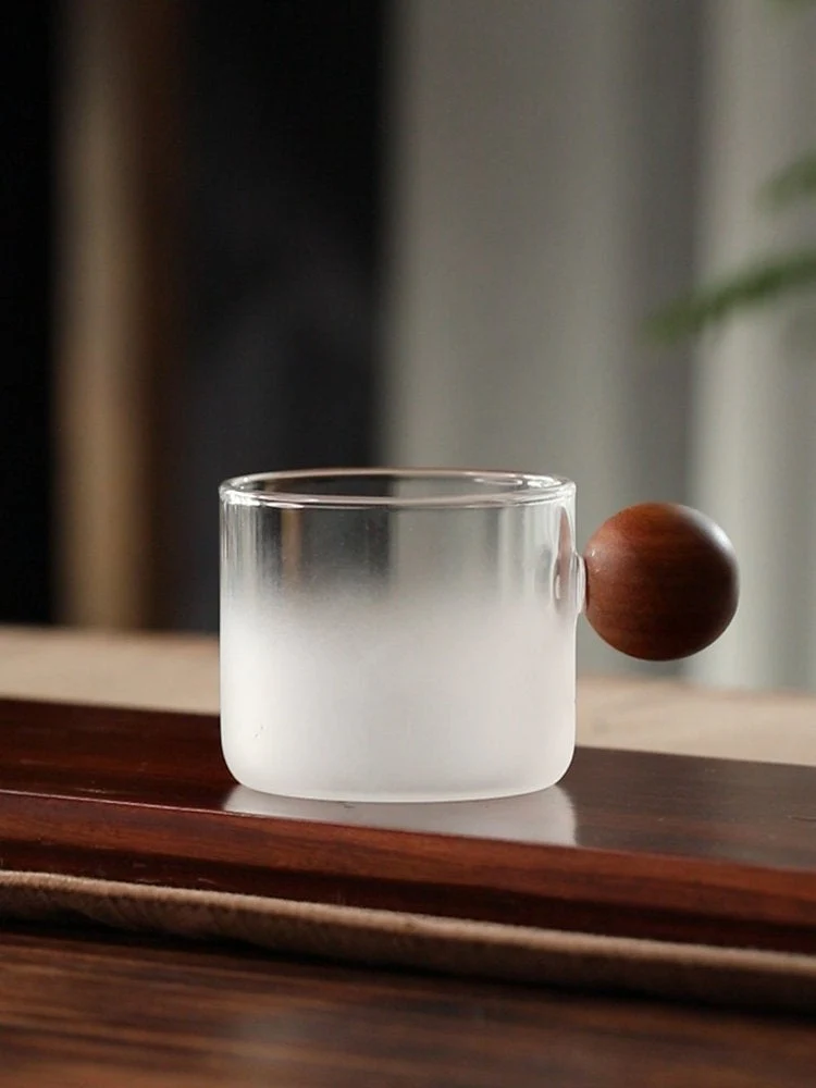 Japanese Style Handmade Frosted Glass Mug