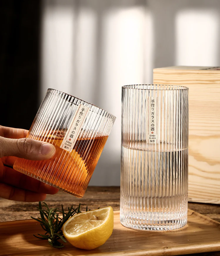 Handmade Japanese Style Whiskey Glasses - Set of 4