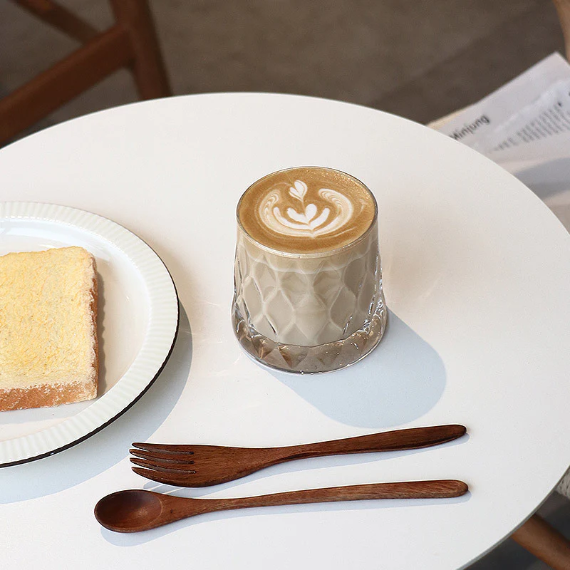 Diamond Cut Crystal Drinking Glasses