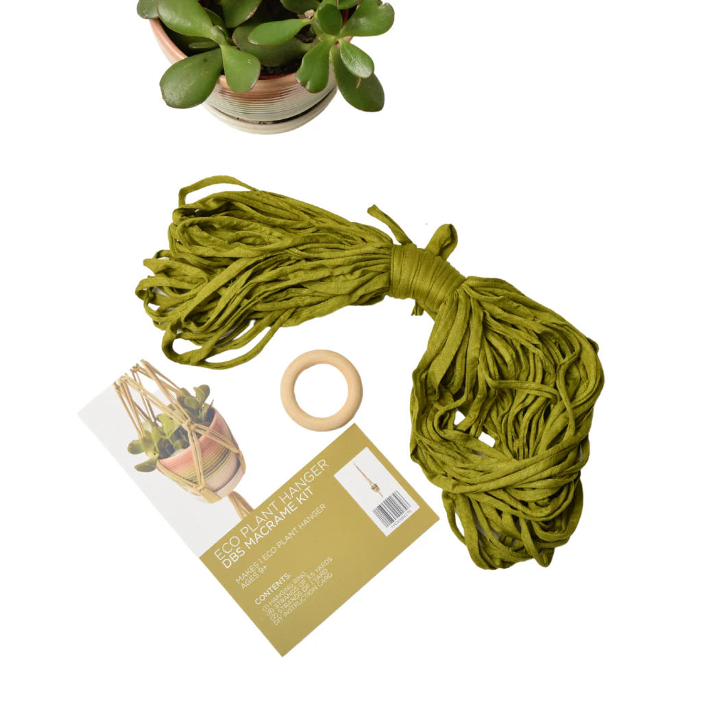 DIY Eco Macram�� Plant Hanger Kit