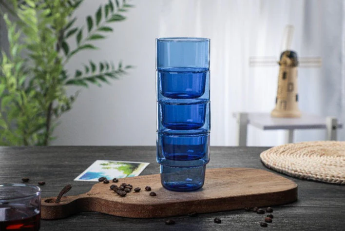 Colorful Stackable Drinking Glasses