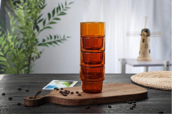 Colorful Stackable Drinking Glasses