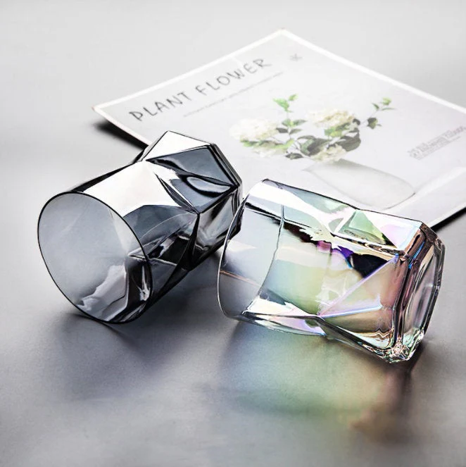 Contemporary Geometric Wine Glasses