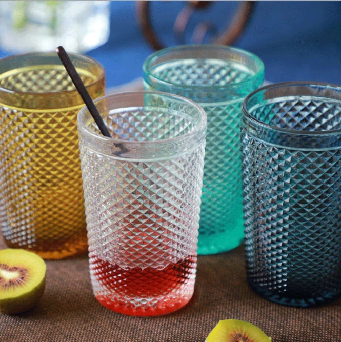 Handmade Colored Vintage Whiskey Glasses
