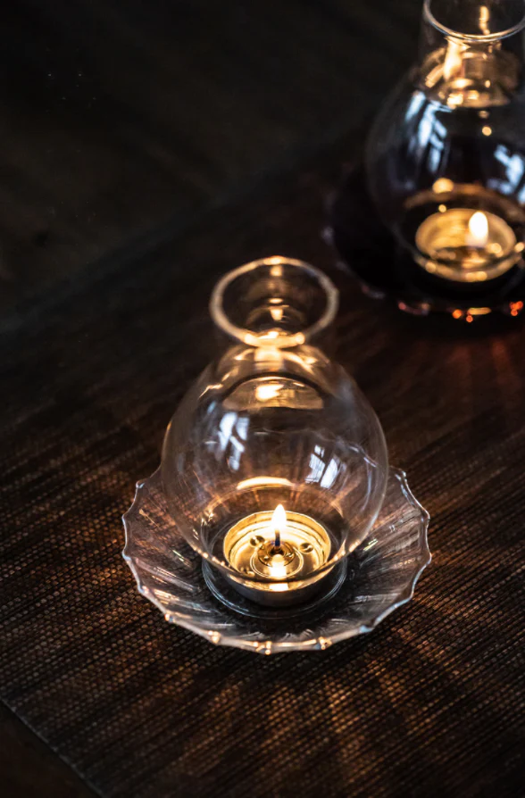 Tulip Glass Candle Holder