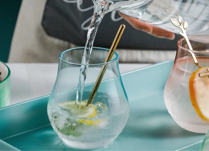 Pastel Colored Cocktail Glasses - Set of 4