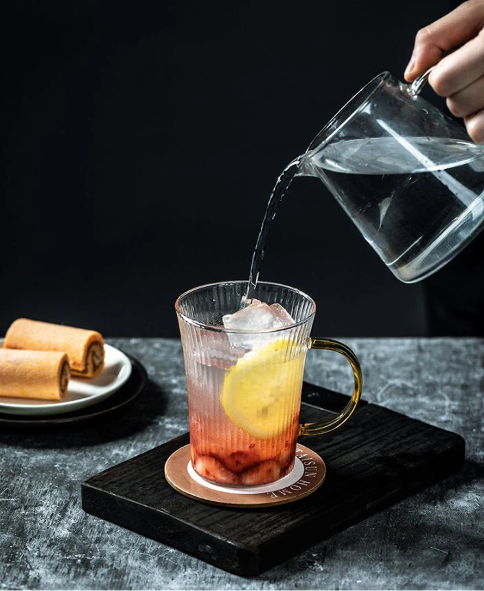 Japanese Style Drinking Glasses with Handles