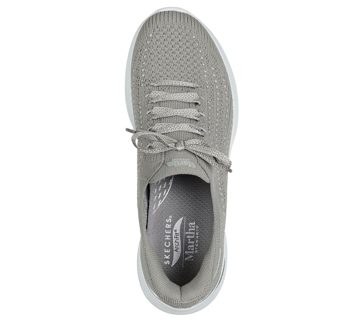 Women Skechers Slip-ins Martha Stewart: Arch Fit Ultra Flex 3.0 - Metallic Grace