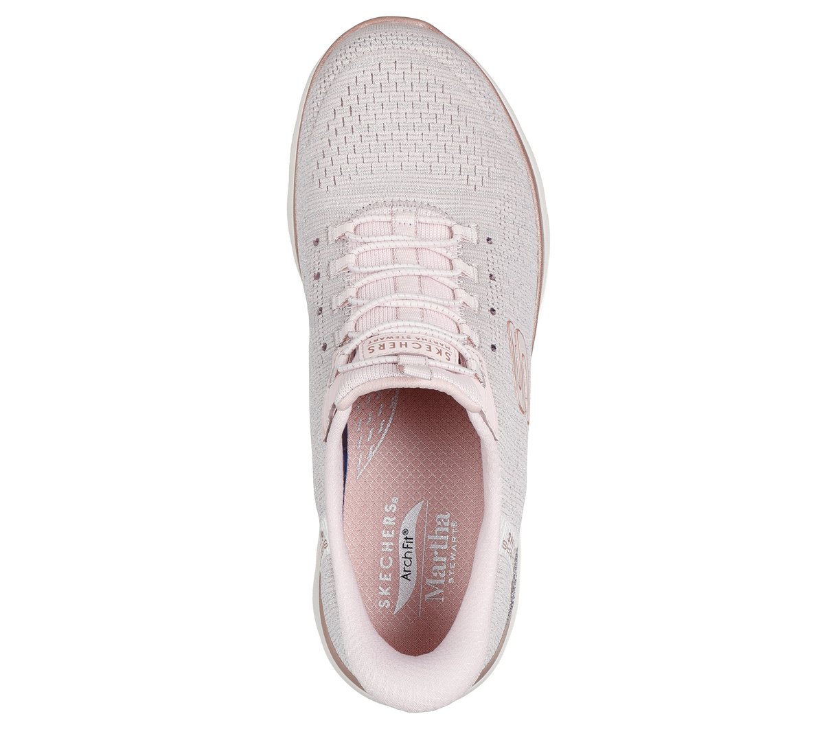 Women Martha Stewart Skechers Slip-ins: Arch Fit Summits - Soft Shimmer