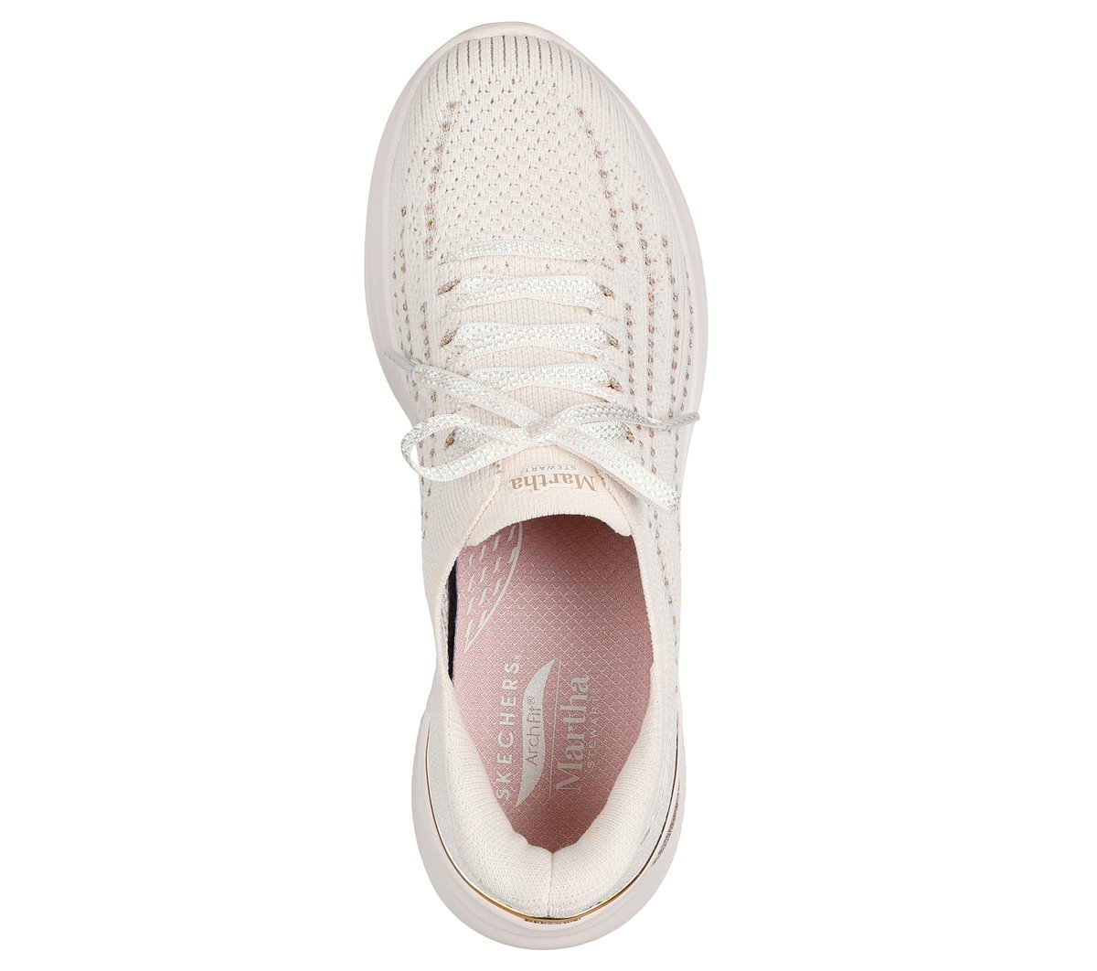 Women Skechers Slip-ins Martha Stewart: Arch Fit Ultra Flex 3.0 - Metallic Grace